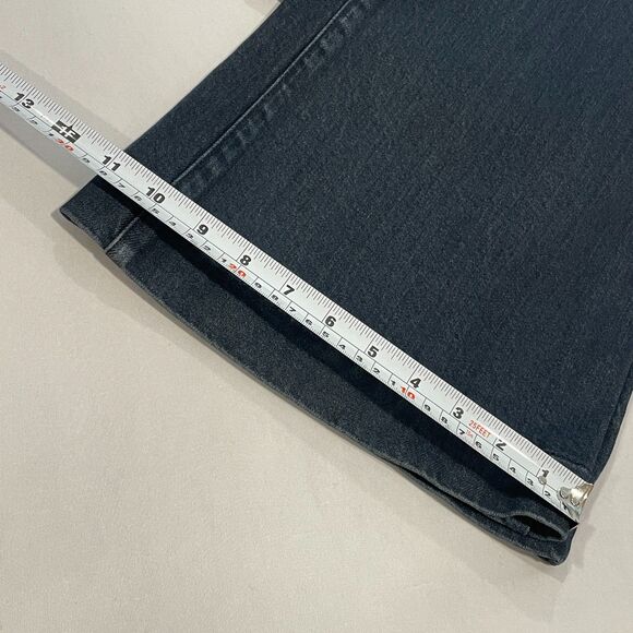 ~ NEW! Good American 14/32 Good Legs Flare 14 Dark Wash Blue Boho w/tags XL Navy - Picture 10 of 15